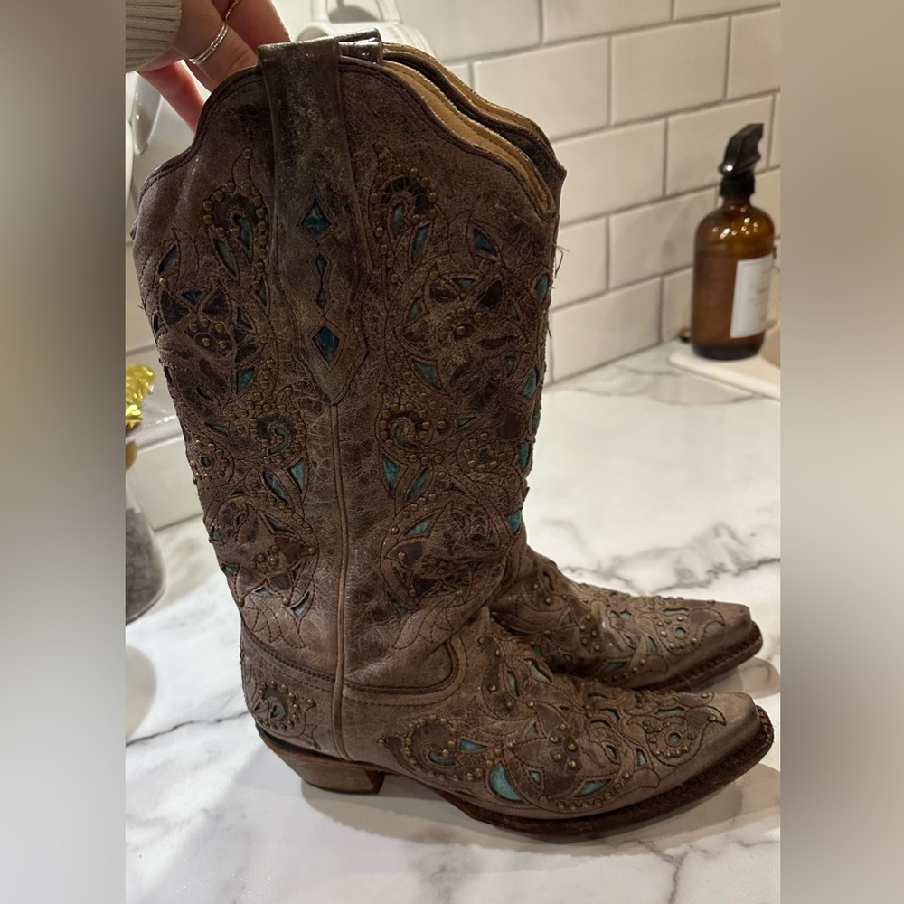 Corral Brown Cowboy Boots